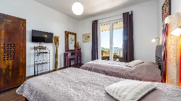 Stone Villa with Pool, Garden & Adriatic Views in Mlini