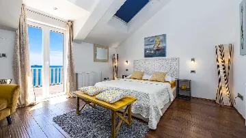 Stone Villa with Pool, Garden & Adriatic Views in Mlini