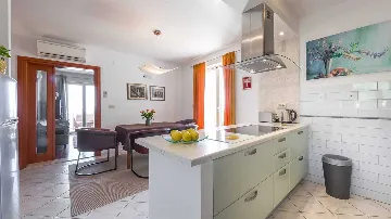 Stone Villa with Pool, Garden & Adriatic Views in Mlini