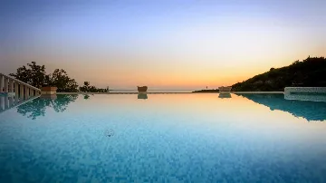 Stone Villa with Pool, Garden & Adriatic Views in Mlini