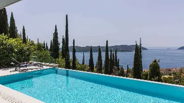 Villa with Sea View & Private Pool in Orašac