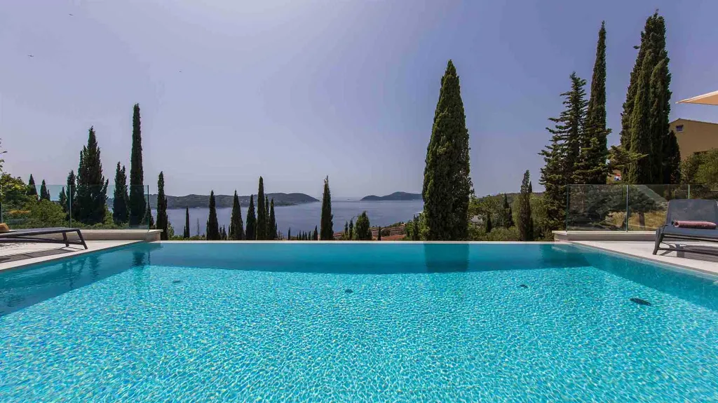 Villa with Sea View & Private Pool in Orašac
