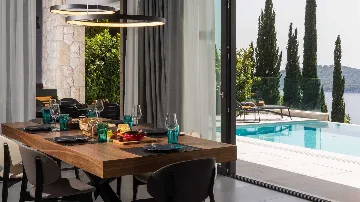 Villa with Sea View & Private Pool in Orašac