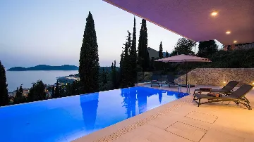 Villa with Sea View & Private Pool in Orašac
