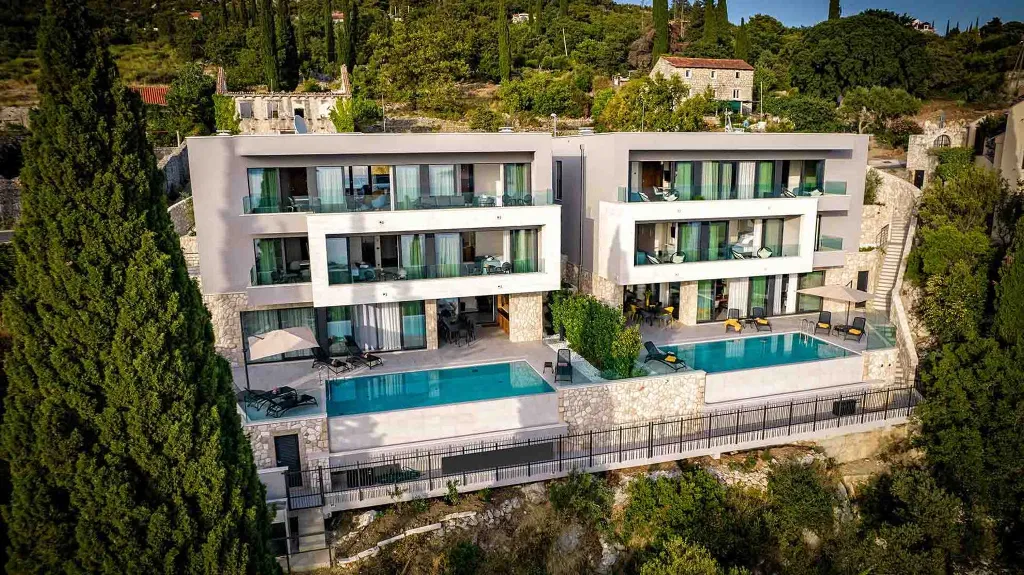 Villa with Sea View & Private Pool in Orašac