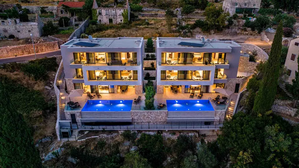 Villa with Sea View & Private Pool in Orašac