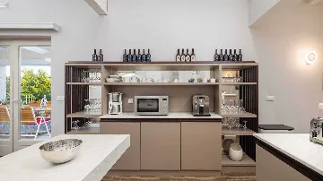 Modern Villa with Heated Pool and Hot Tub in Režanci