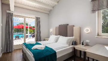 Modern Villa with Heated Pool and Hot Tub in Režanci