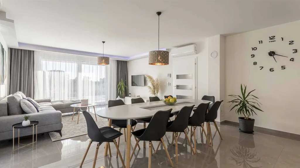 Podstrana Villa with Heated Pool and Sea-View Terrace