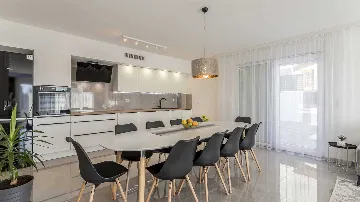 Podstrana Villa with Heated Pool and Sea-View Terrace