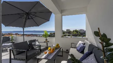 Podstrana Villa with Heated Pool and Sea-View Terrace