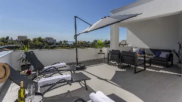 Podstrana Villa with Heated Pool and Sea-View Terrace