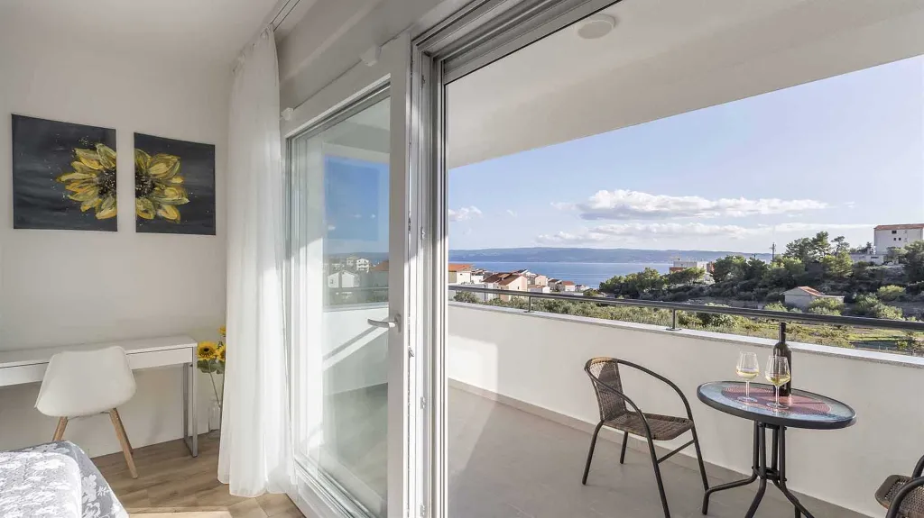 Podstrana Villa with Heated Pool and Sea-View Terrace