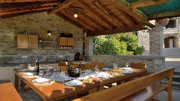 Stone Villa Estate in Buzet for Up to 28 Guests