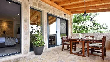 Stone Villa with Infinity Pool & Sea View in Hvar