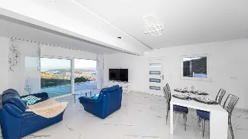 Seget Gornji Villa with Pool & View of Trogir