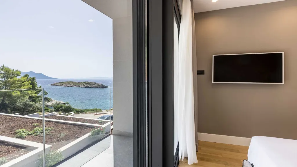3-Bedroom Modern Villa in Pijavičino with Sea Views