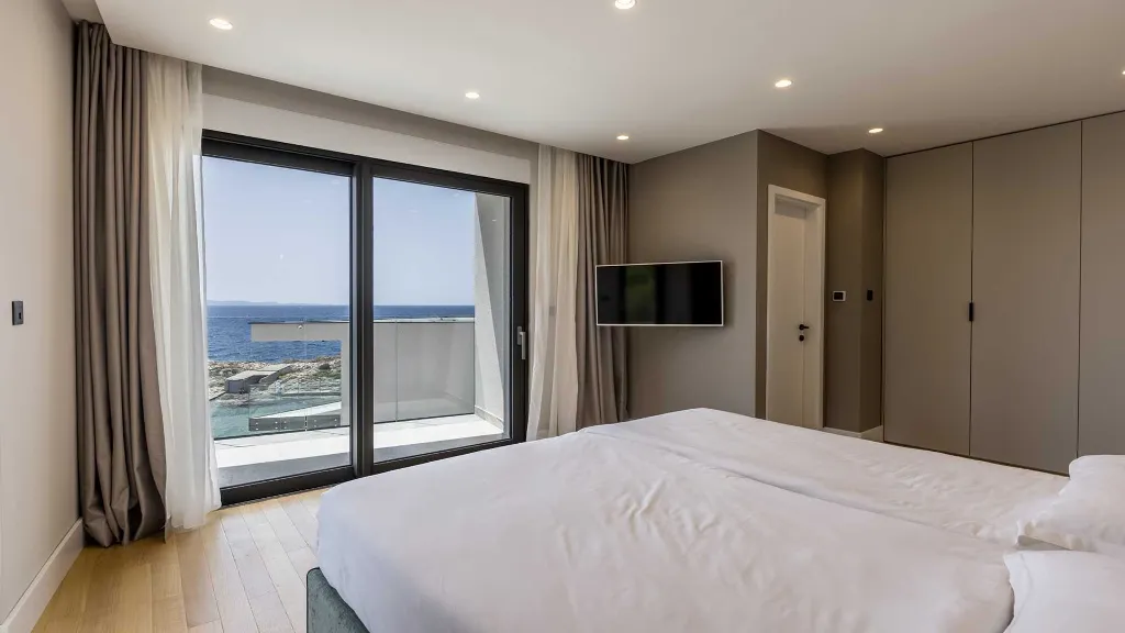 3-Bedroom Modern Villa in Pijavičino with Sea Views