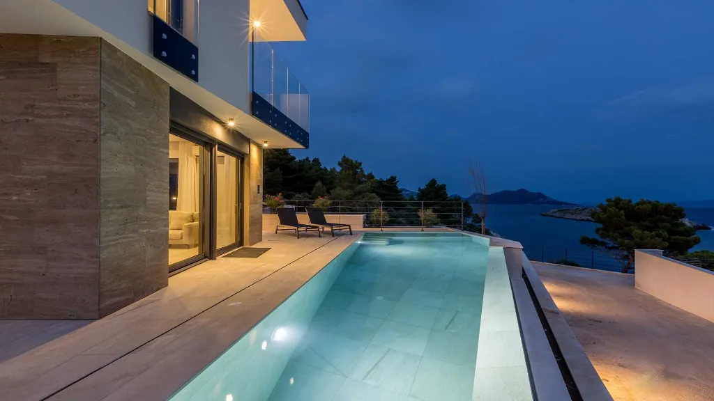 3-Bedroom Modern Villa in Pijavičino with Sea Views