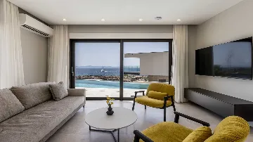 3-Bedroom Modern Villa in Pijavičino with Sea Views