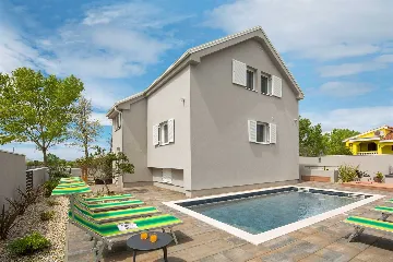 Privlaka Villa for 8 Guests with Pool