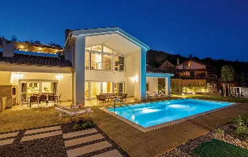 Veprinac Villa for 8 Guests with Sauna and Jacuzzi