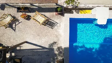 Beachfront Villa with Pool in Rogač