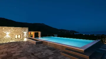 Orebić Villa for Up to 8 Guests with Infinity Pool