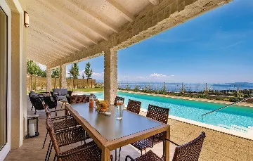 Sea View Villa in Veprinac for 8 Guests