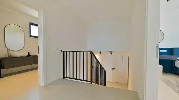 Sea-View 4-Bedroom Villa with Pool in Okrug Gornji