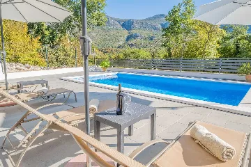 Villa with Pool in Tribalj for 8 Guests
