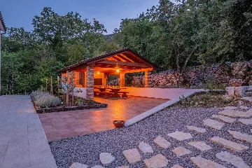 Villa with Pool in Tribalj for 8 Guests