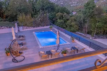 Villa with Pool in Tribalj for 8 Guests