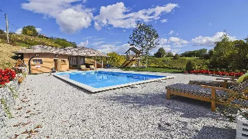 Villa in Gornja Voća with Terrace Pool and Spa