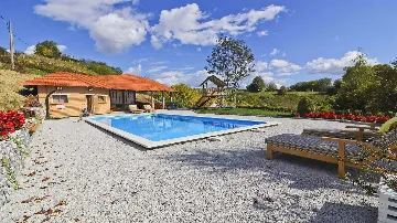 Villa in Gornja Voća with Terrace Pool and Spa