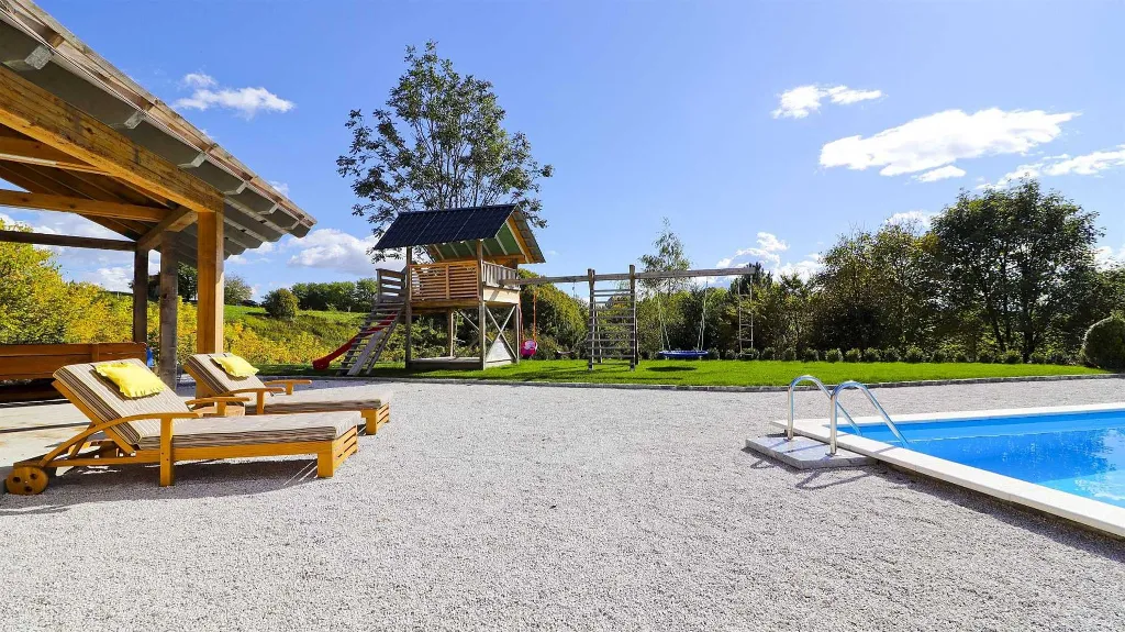 Villa in Gornja Voća with Terrace Pool and Spa