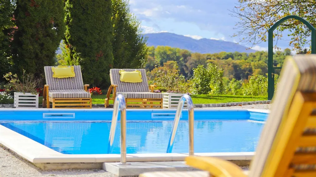 Villa in Gornja Voća with Terrace Pool and Spa