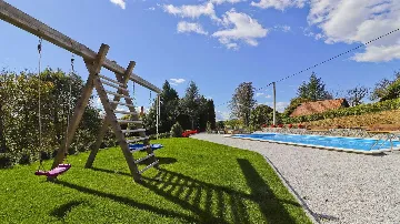 Villa in Gornja Voća with Terrace Pool and Spa