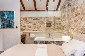 Stone Villa with Pool for 4 in Skradin