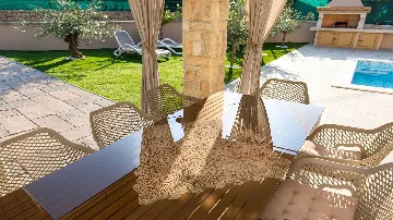 Poolside Villa in Pinezići for up to 10 Guests