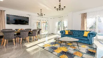 Poolside Villa in Pinezići for up to 10 Guests