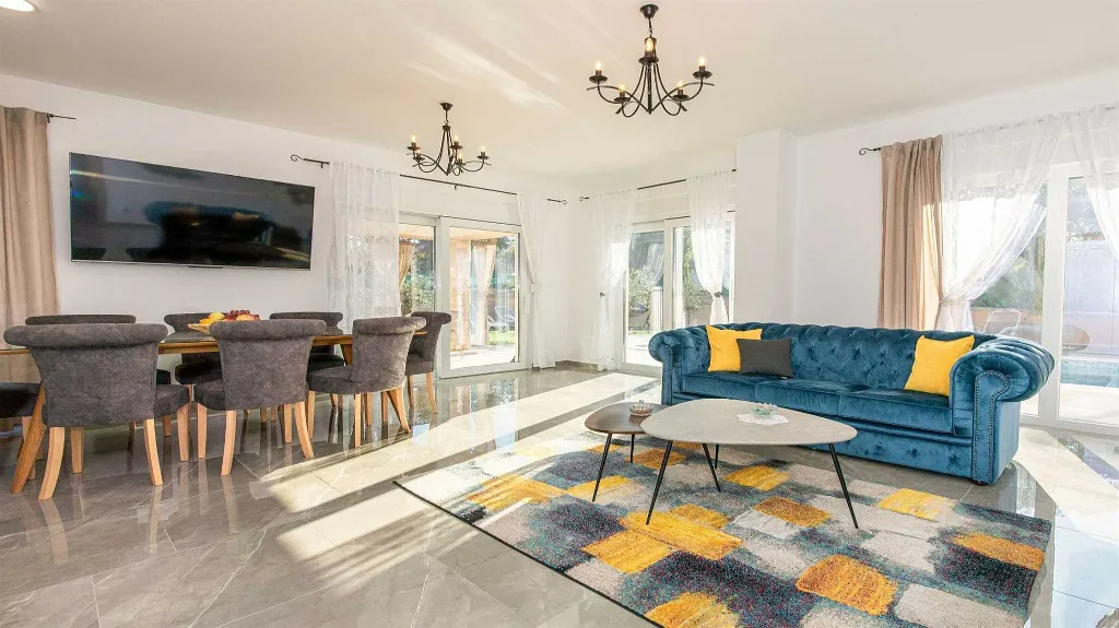 Poolside Villa in Pinezići for up to 10 Guests