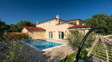 Poolside Villa in Pinezići for up to 10 Guests