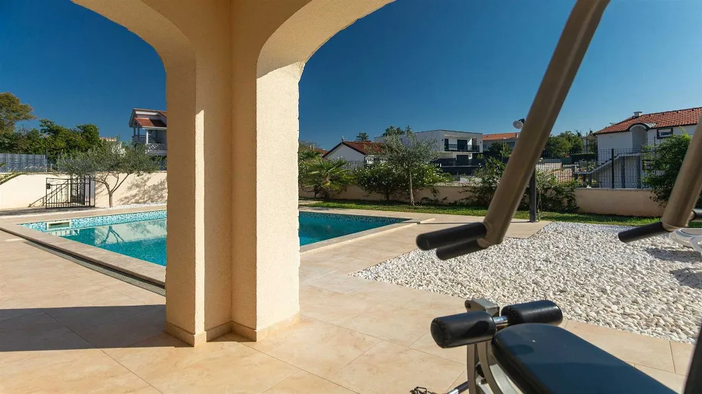 Villa with Pool and Sea-View Balconies in Pinezići