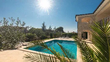 Villa with Pool and Sea-View Balconies in Pinezići