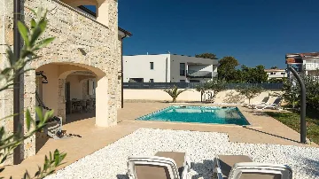 Villa with Pool and Sea-View Balconies in Pinezići