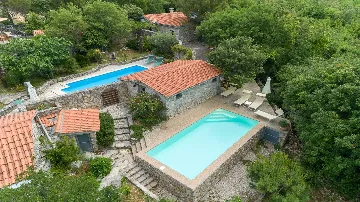 Stone Villa with Sea Views in Malinska