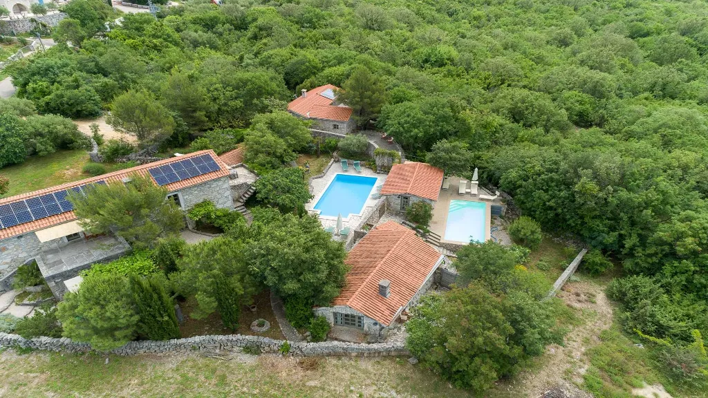 Stone Villa with Sea Views in Malinska