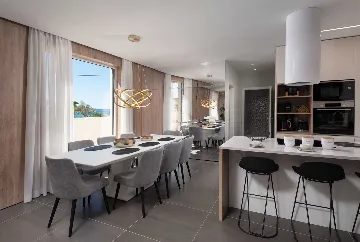 Beachfront Villa with Pool in Petrčane