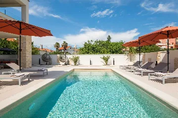 Beachfront Villa with Pool in Petrčane